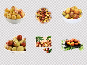 新鮮冬棗，脆甜美味 高質海報設計PNG素材一站式下載